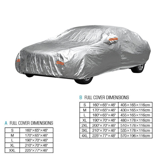 Custom Made Waterproof Retractable Car Cover
